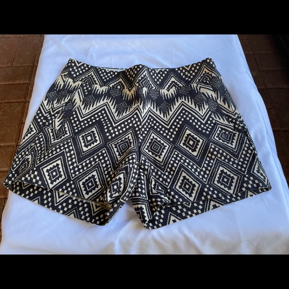 J Crew Aztec Boho Patterned Shorts - image 2